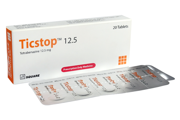 Picture of Tablet Ticstop 12.5 mg